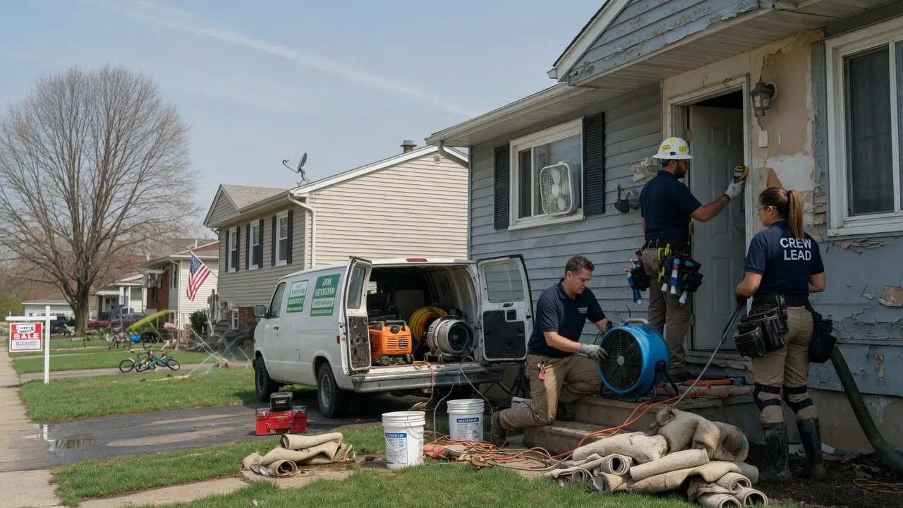 Flood Cleanup in Rosamond, IL near me
